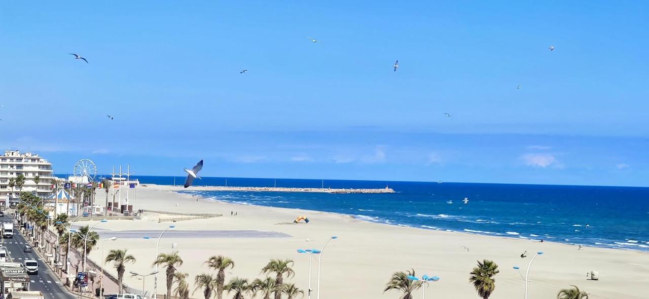 Belle Vue Mer Canet Plage Acces Piscine Couverte Et Chauffee エクステリア 写真